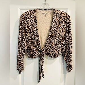 Torrid Leopard Knit Top